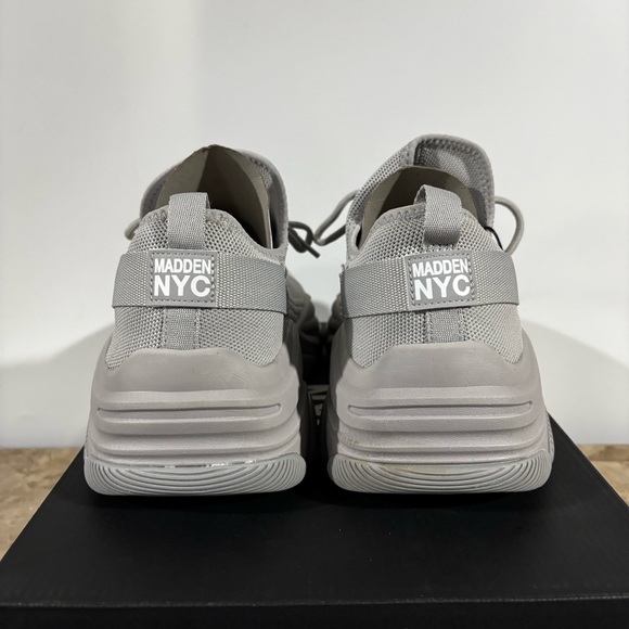 NWT Madden NYC Men's Fashion Grey Casual Sneaker Size 11.5 - Picture 7 of 9